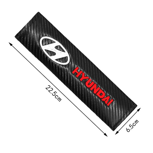 Hyundai Carbon Fiber Seat Belt Pads
