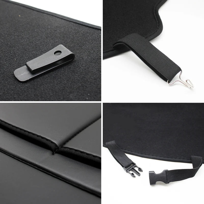 Leather Rear Seat Protector Organizer for Mitsubishi SUV/Sedan
