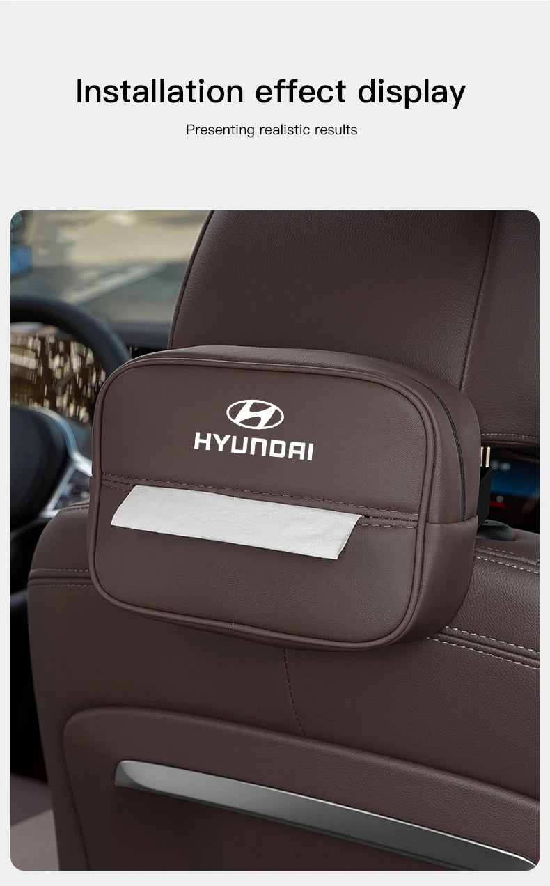 Hyundai Genesis N-LINE Armrest Tissue Box & Sunshade Kit