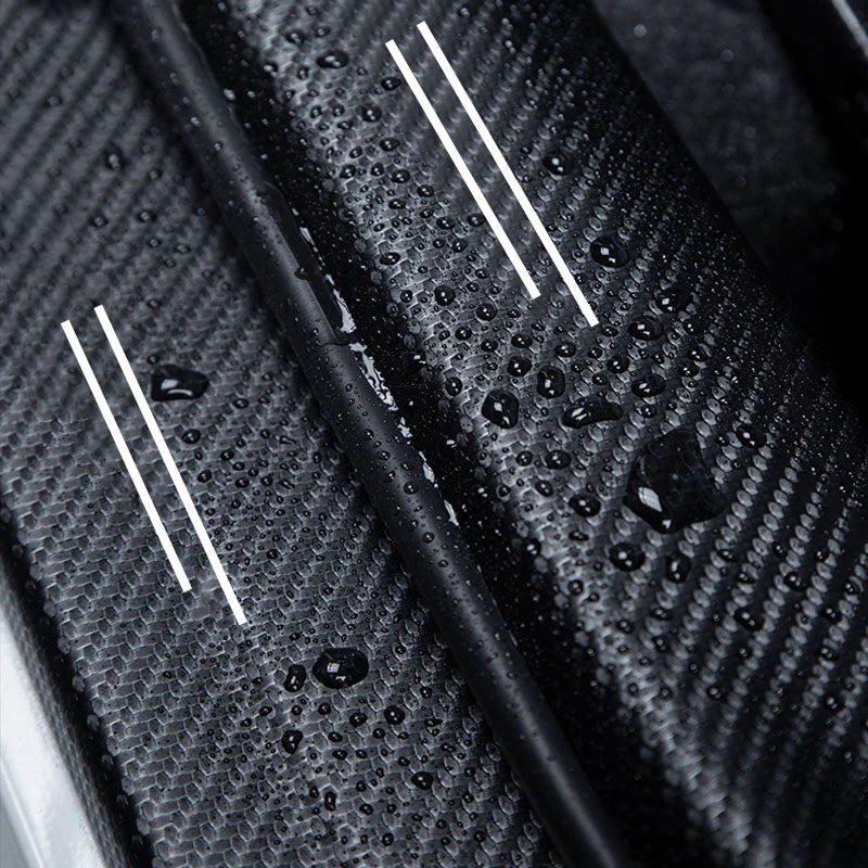 4Pcs Carbon Fiber Door Sill Protectors for Honda Models