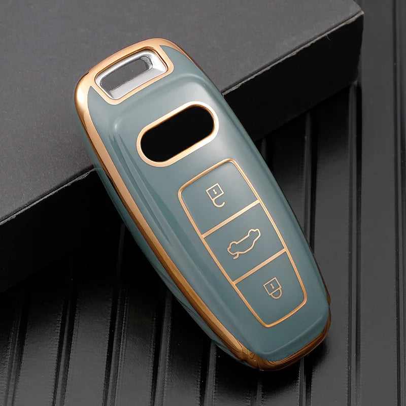 Audi TPU Key Fob Cover Case for Q8 RSQ8 A6 A7 RS6 RS7 S6