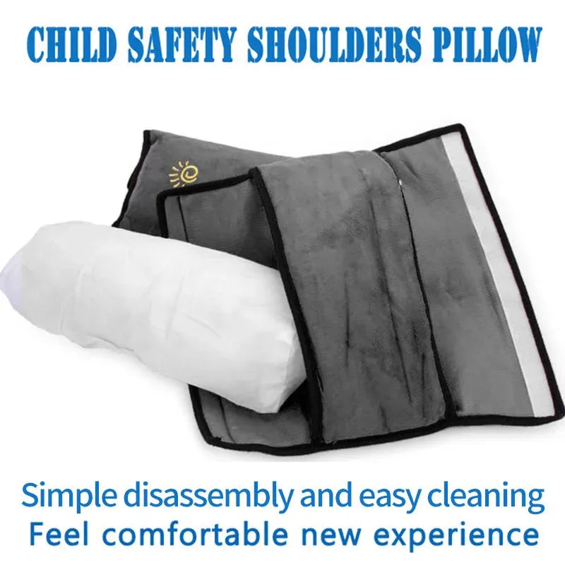 Coussin de ceinture de sécurité confortable pour enfants - Support d'épaule souple pour tout-petits et enfants