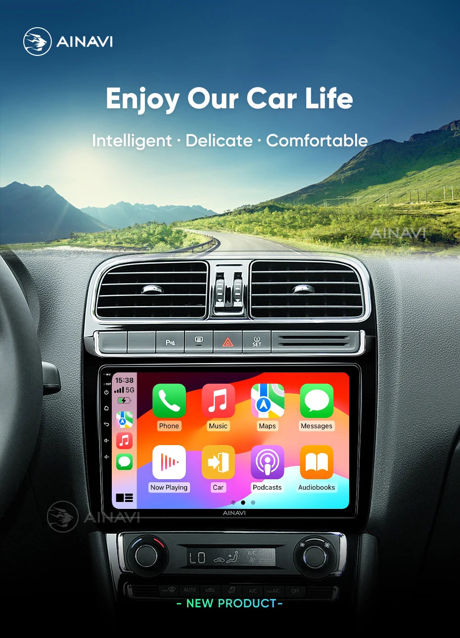 Sistema multimedia Ainavi para VW Polo 5 (2008-2017)