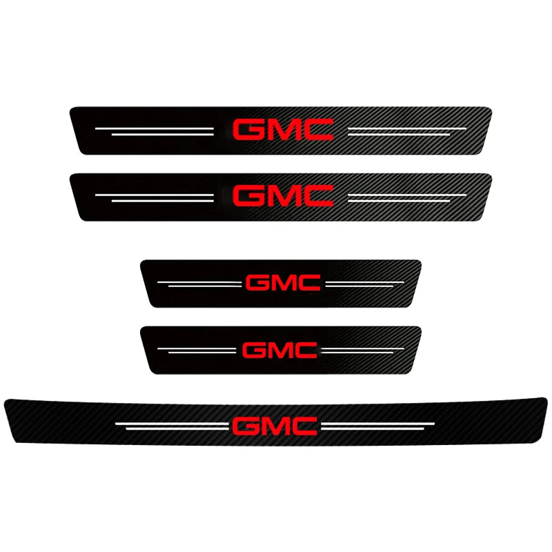 Carbon Fiber Door Sill Protectors for GMC