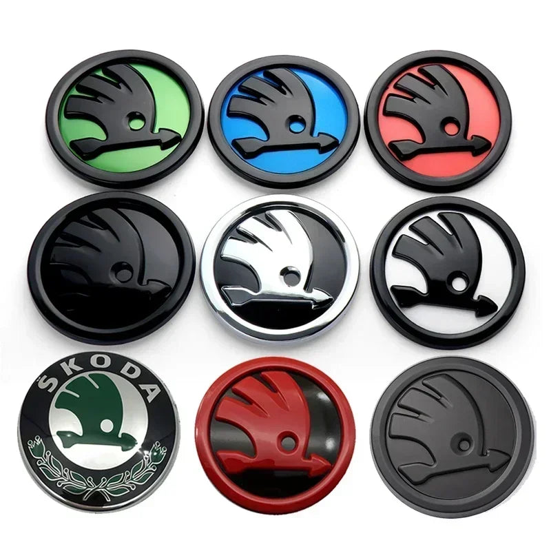 Skoda 3D ABS Grille Logo Badge