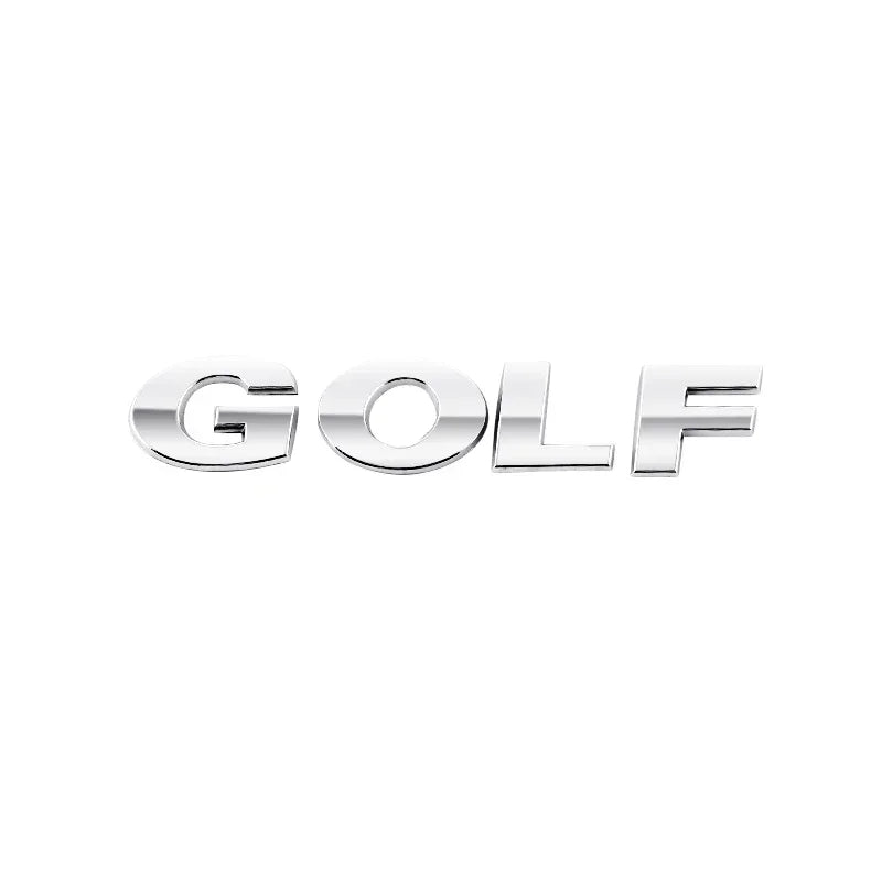 VW Golf 6 7 Rear Trunk ABS Badge Emblem Nameplate Decor