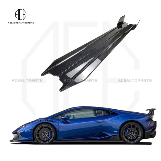 Lamborghini Huracan V Style Carbon Side Skirts 2014-2021
