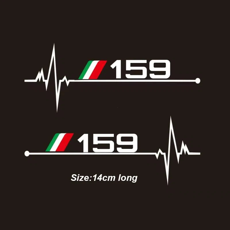 2 pegatinas para espejo retrovisor Alfa Romeo 159 – Pro Fit