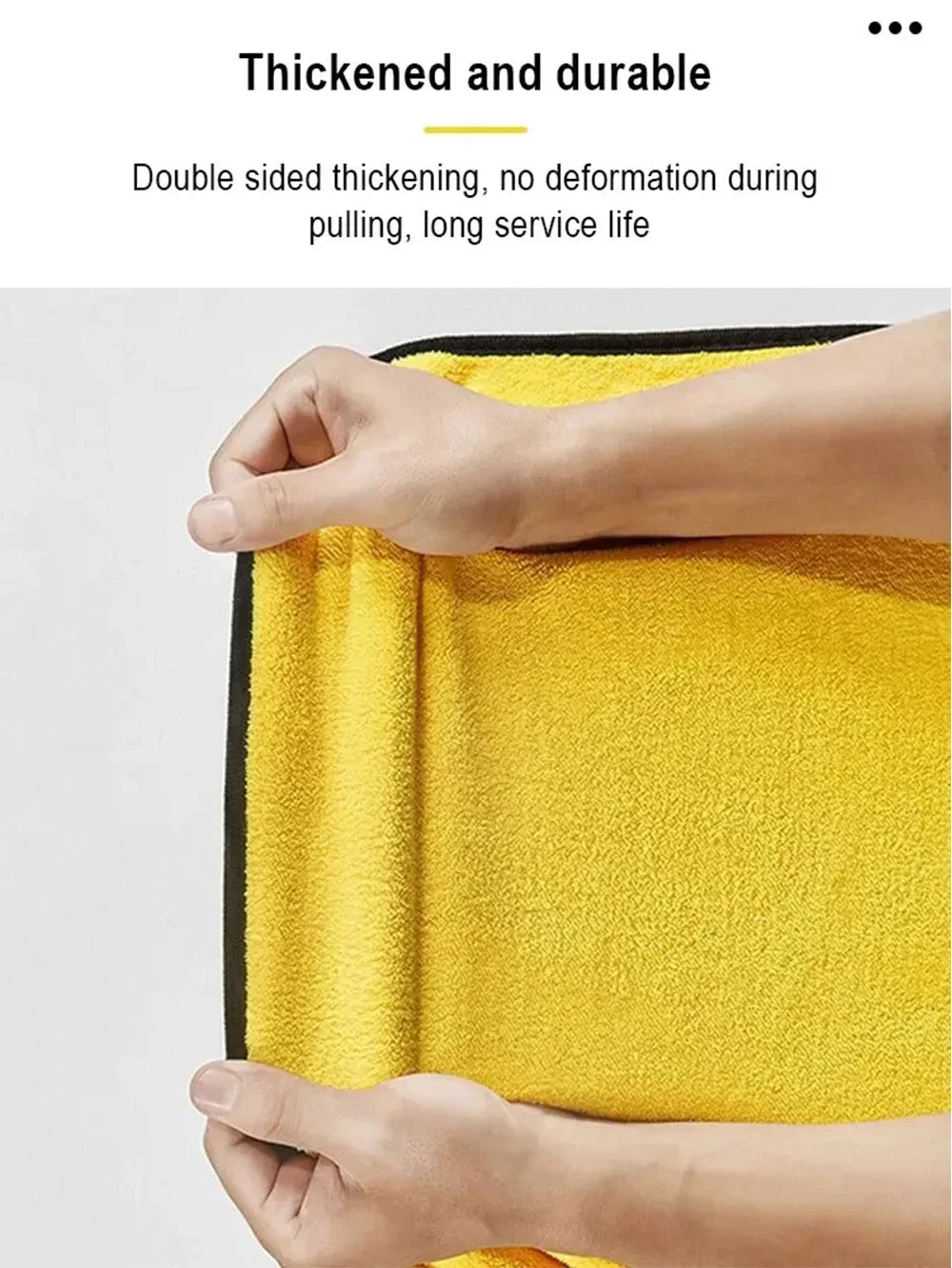 Serviette de lavage de voiture en microfibre de qualité supérieure 30 x 30/60 cm