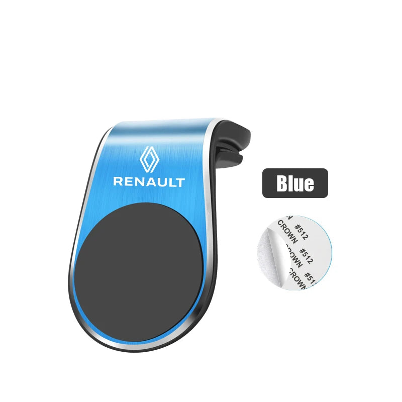 Metal Magnetic Car Phone Holder Auto Logos for Renault