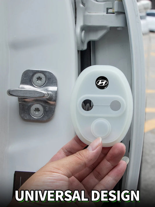 4Pcs Silicone Door Lock Covers for Hyundai