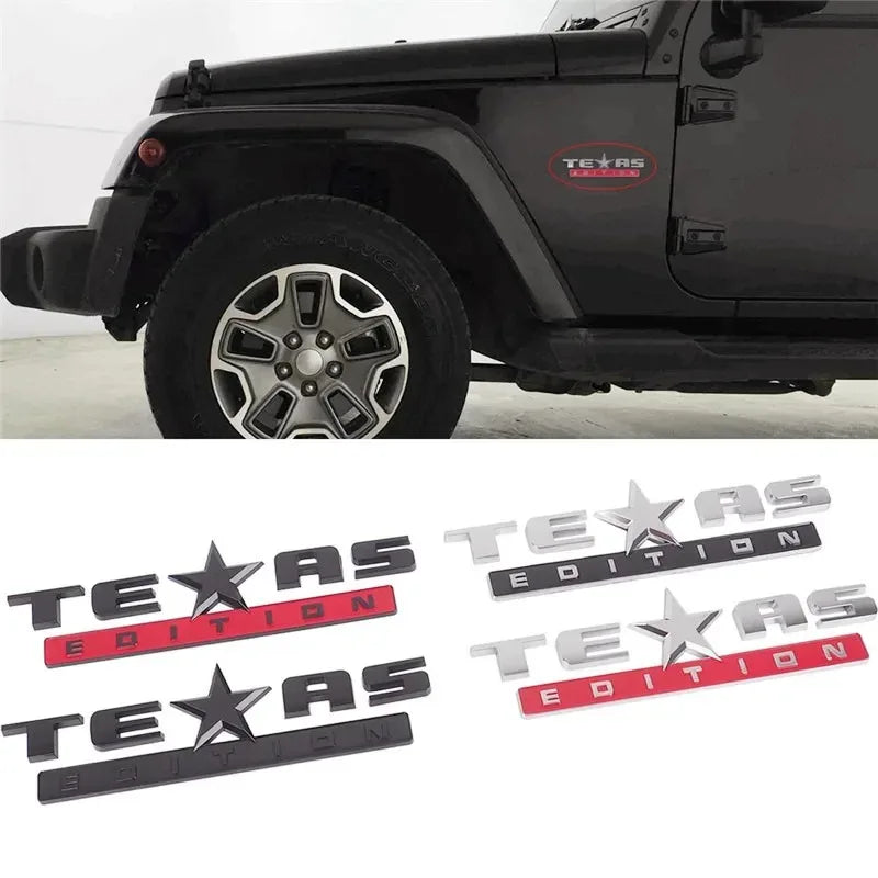 3D TEXAS EDITION Emblem Badge