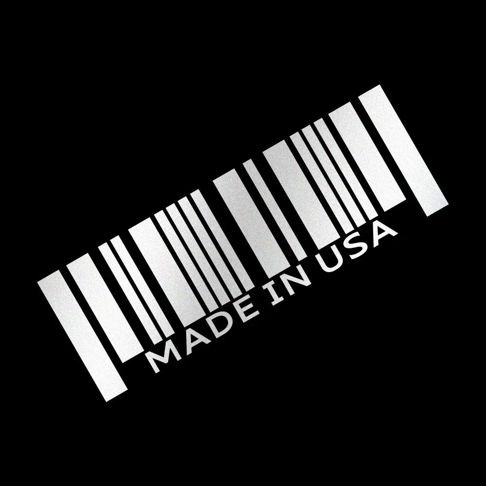Universal USA Barcode Car Sticker – Premium Vinyl Decal
