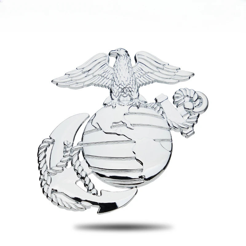3D Metal Eagle Marine Corp Emblem – Rear/Side Car Sticker