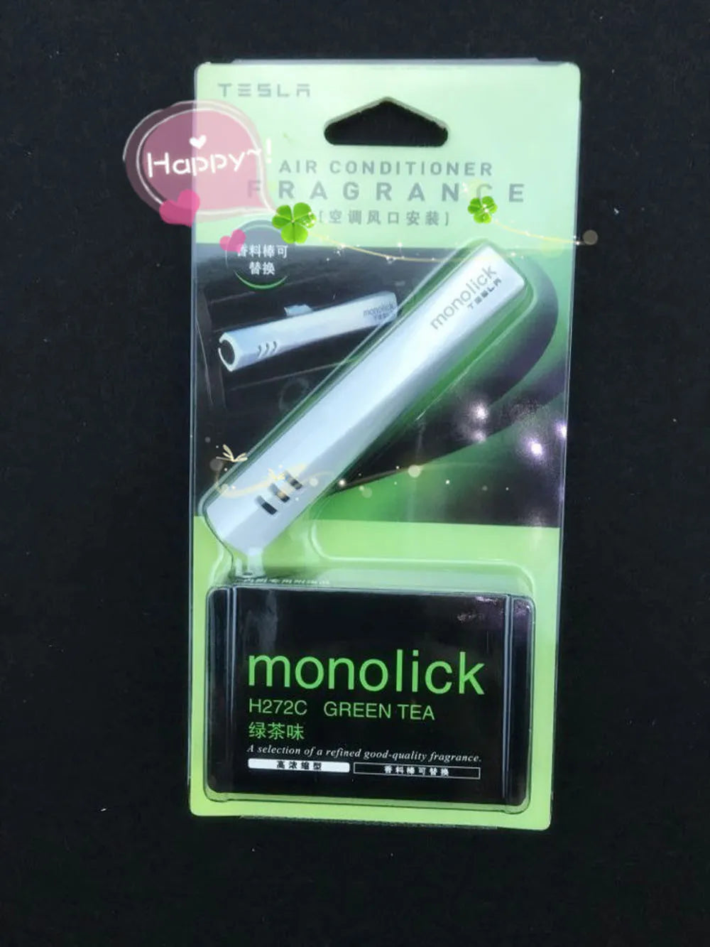 Difusor ambientador con clip para ventilación de coche - Fragancia de perfume sólido