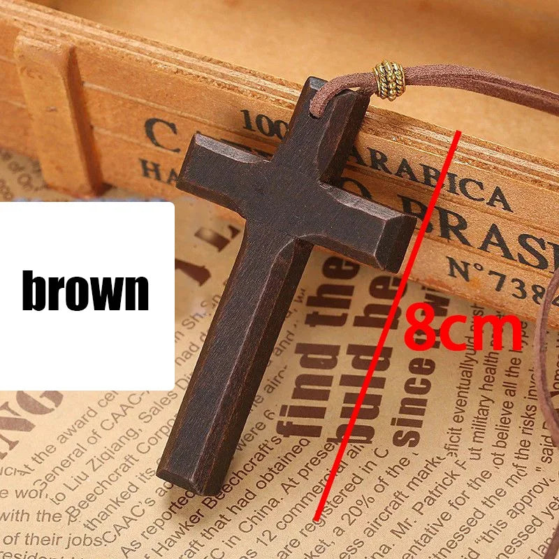 Wood Cross Rearview Mirror Ornament – Safe Driving Gift