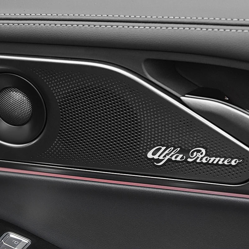 3D Speaker Badge Decal for Alfa Romeo Giulia Stelvio GT