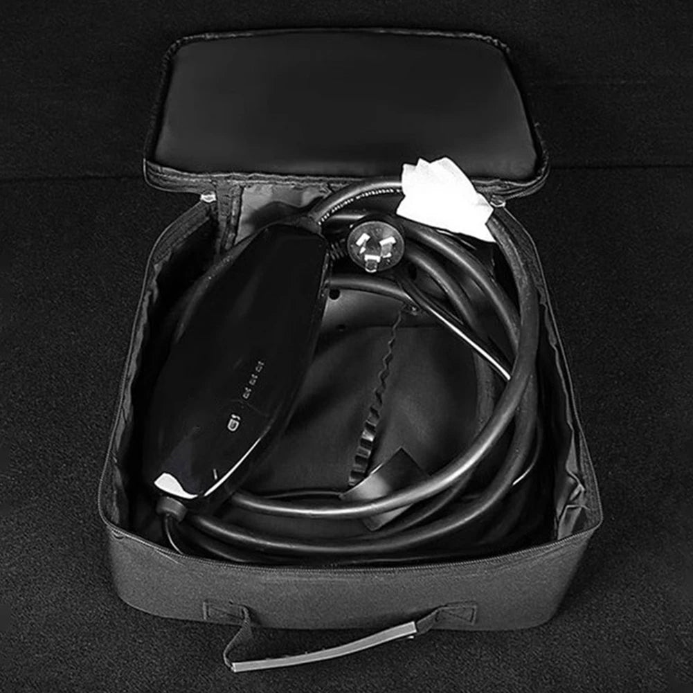 Sac étanche pour câbles de véhicule électrique - Rangement robuste et ignifuge