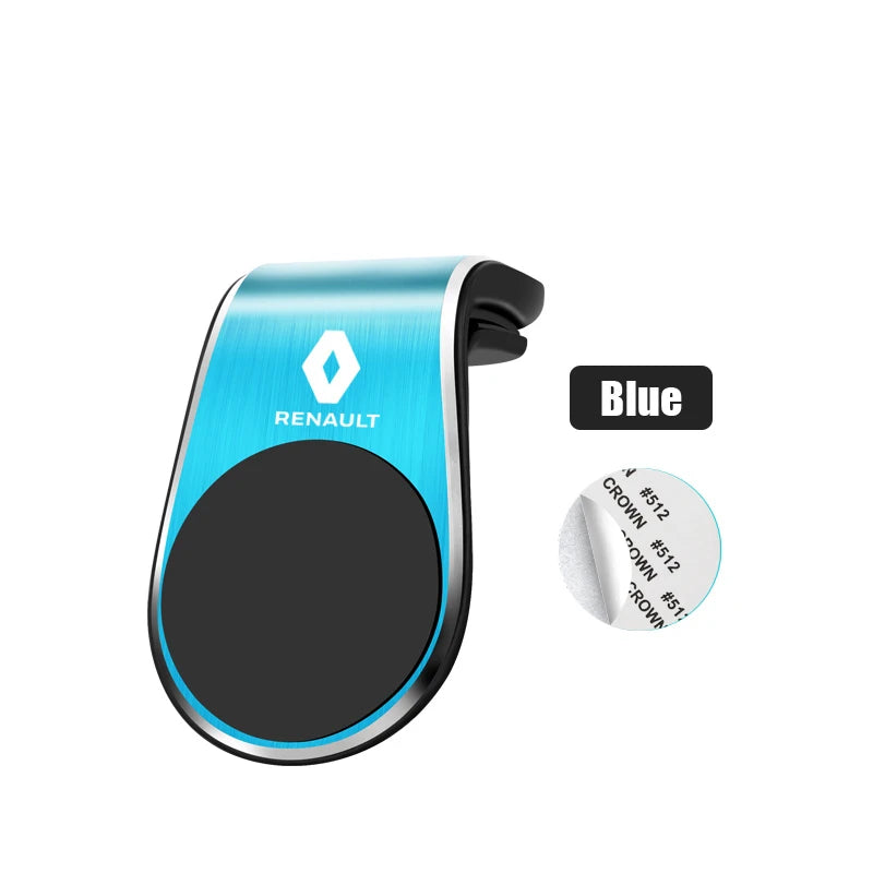 Metal Magnetic Car Phone Holder Auto Logos for Renault