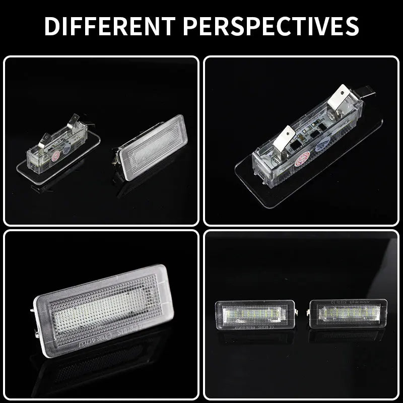 2x Éclairage de plaque d'immatriculation à LED sans erreur pour Smart Fortwo 450 451