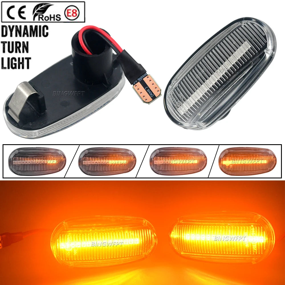 Dynamic LED Side Marker Light for Alfa Romeo Mito/147/GT & Fiat Bravo