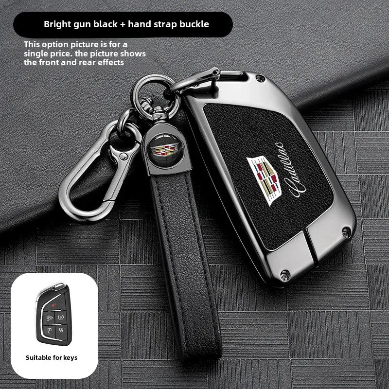 Premium Shell Buckle Key Case for Cadillac ATSL XT5 XT4 CT5