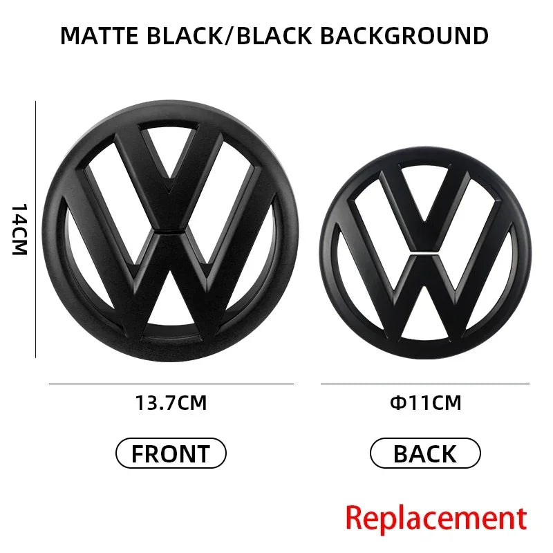 VW Golf 6 MK6 GTI Front Grill & Trunk Emblem Badge Set