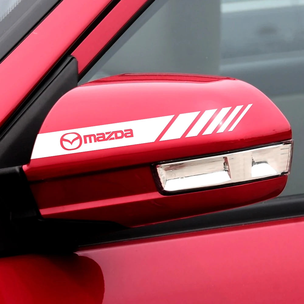 Mazda Emblem Decal – Mirror & Trunk Sticker