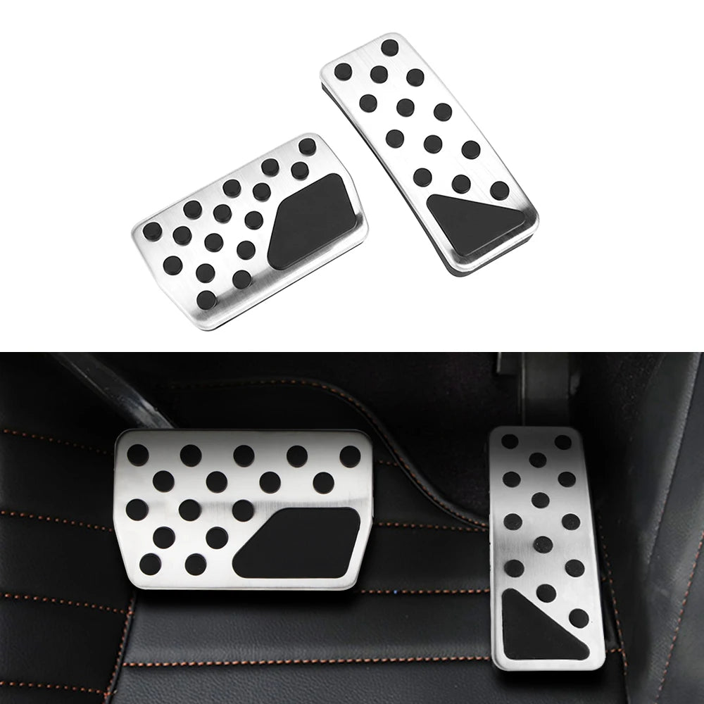 Couvre-pédales en acier inoxydable pour Jeep Grand Cherokee WK2/Dodge Durango 11-18