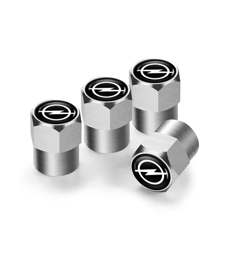 4pcs Opel Emblem Valve Caps Set