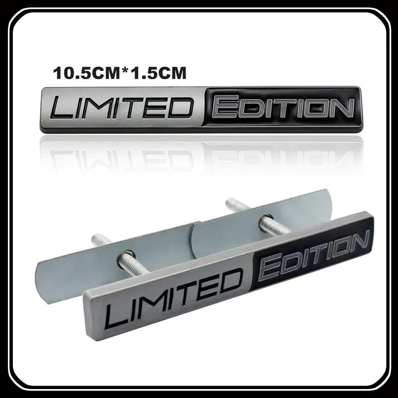 Universal Limited Edition Metal Emblem Badge