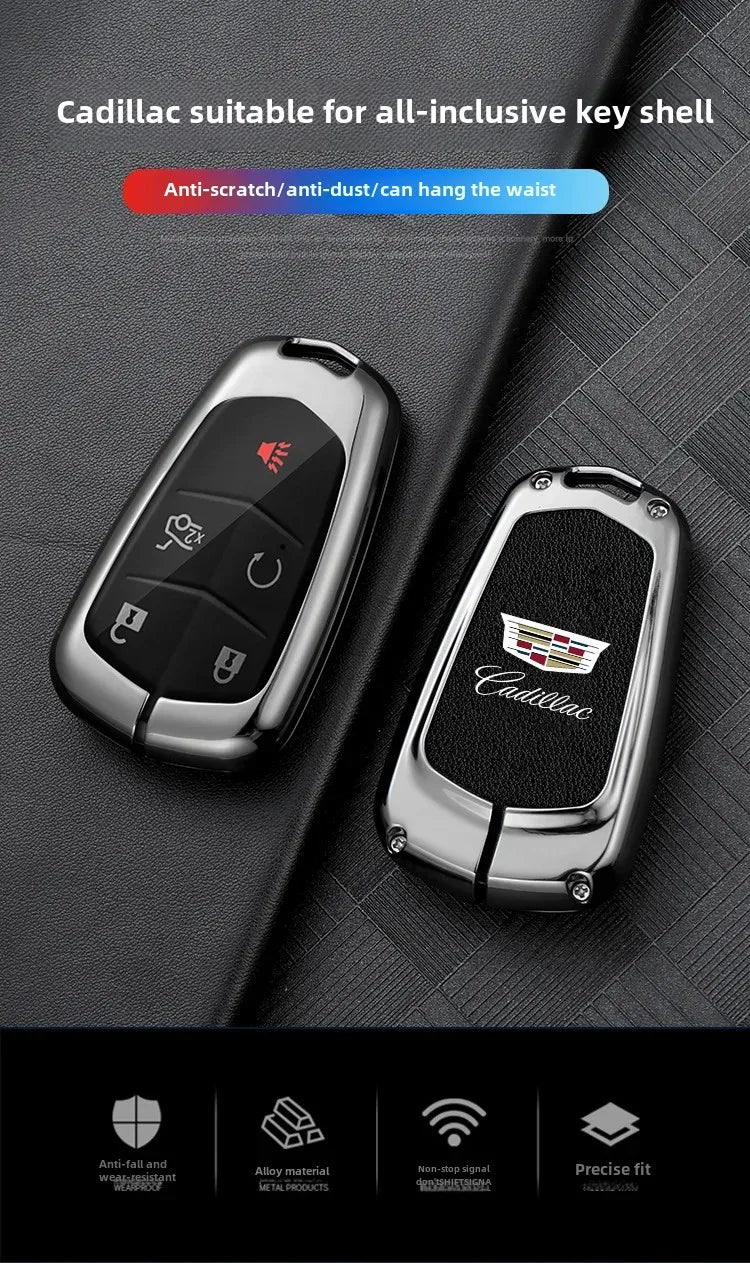 Premium Shell Buckle Key Case for Cadillac ATSL XT5 XT4 CT5
