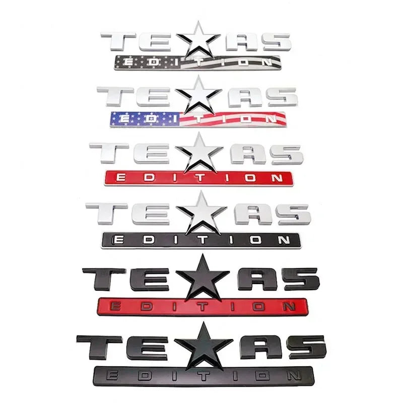 3D TEXAS EDITION Emblem Badge