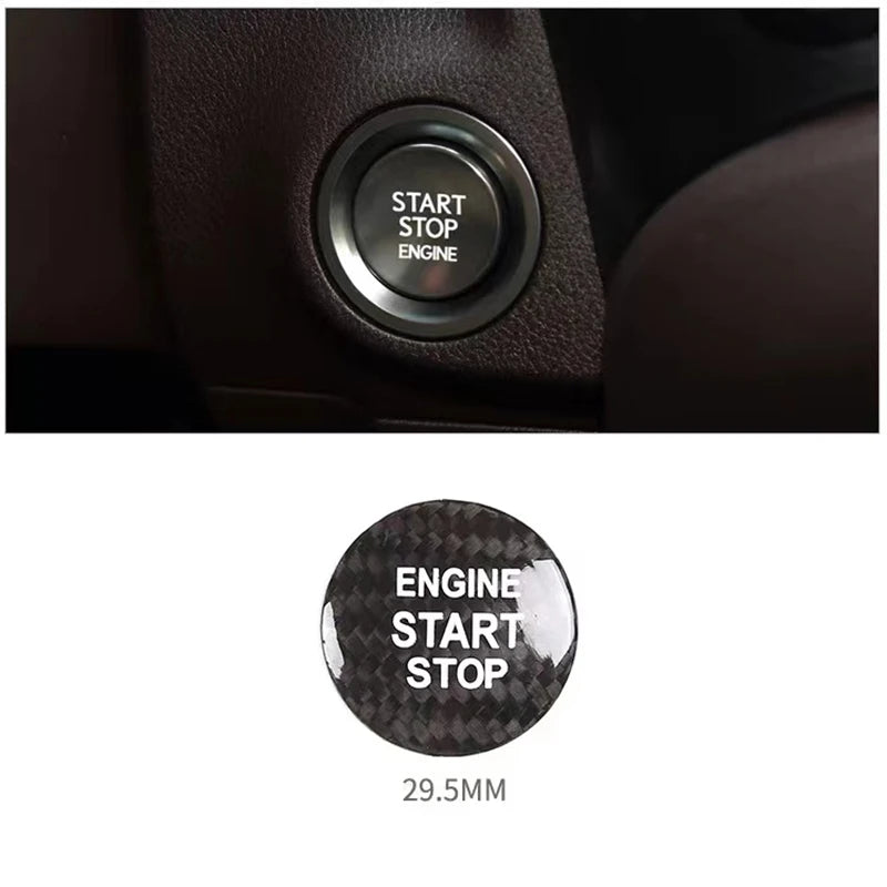 Lexus Carbon Fibre Engine Start Button Cover