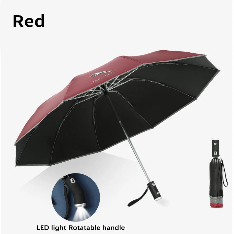 Jaguar Auto Sunshade Umbrella Reflective