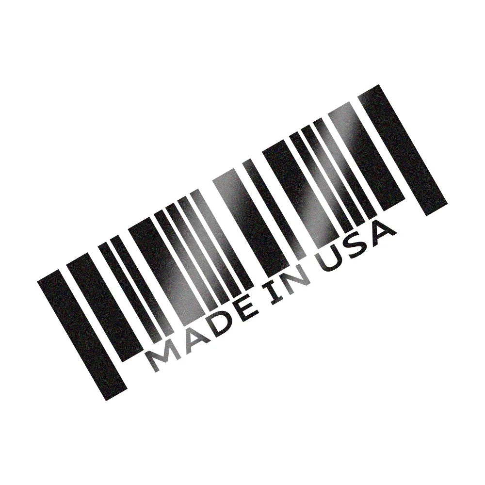 Universal USA Barcode Car Sticker – Premium Vinyl Decal