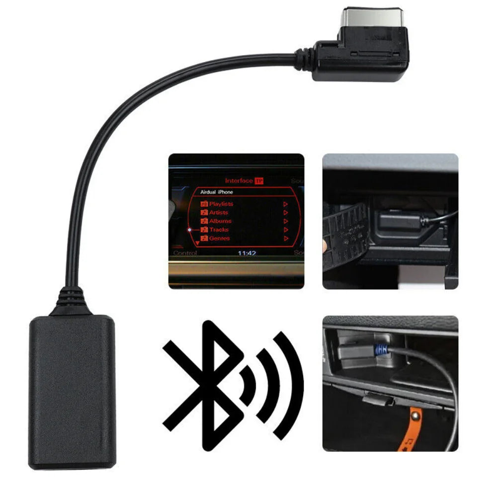 Bluetooth AMI MMI AUX Adapter for Audi A1 A3 A5 A6 Q5 Q7 2010+
