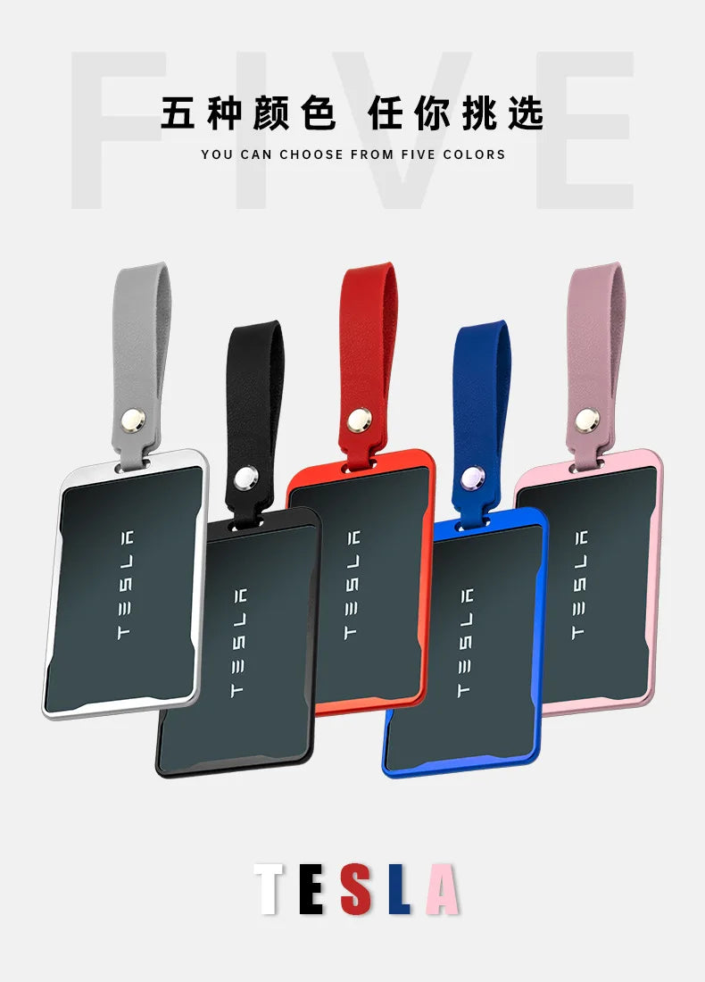 Aluminum Key Card Holder Case for Tesla Model 3/Y – Full Cover