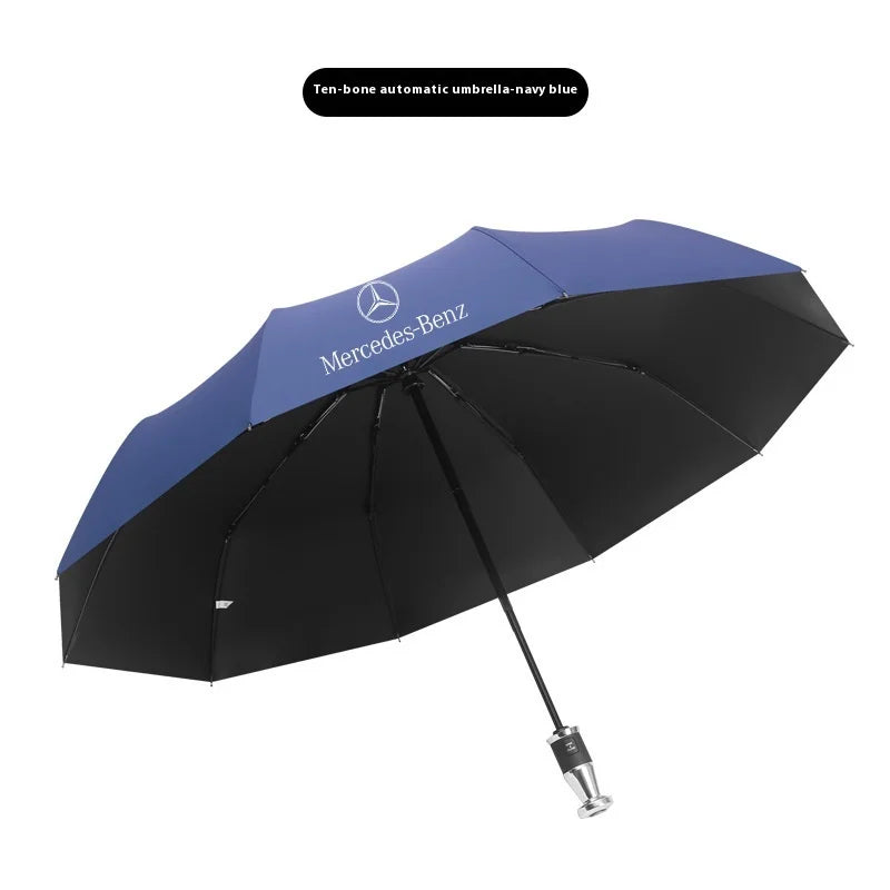 Mercedes-Benz Auto Sunshade Umbrella | Windproof & Folding