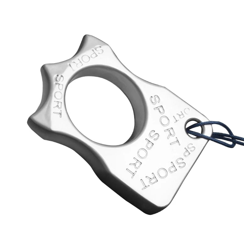 Boucle multifonctionnelle pour clé de voiture avec brise-vitre – Crochet d'autoprotection portable pour une utilisation en cas d'urgence