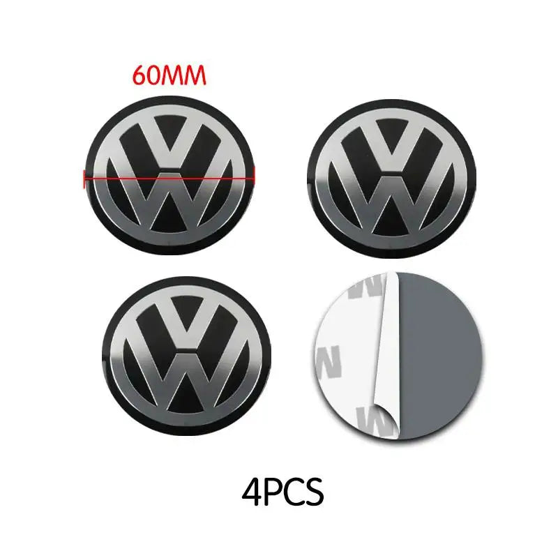 VW Wheel Center Hub Decals 4PCS – Pro Styling Upgrade