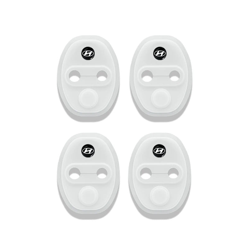 4Pcs Silicone Door Lock Covers for Hyundai