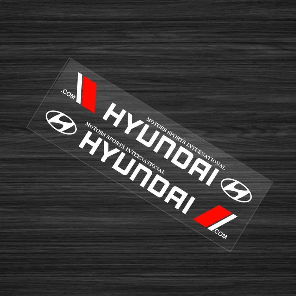 2pcs Sport Side Stripe Stickers for Hyundai