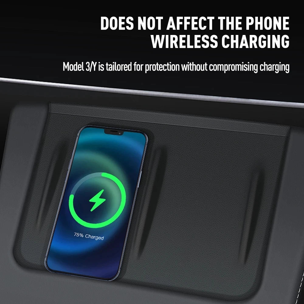 Wireless Charger Pad for Tesla 3/Y/S/X 2022-2024