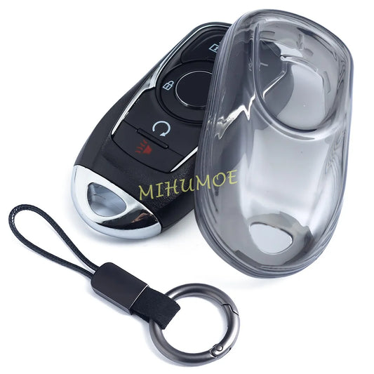 Cache-clé transparent pour Buick Enclave, Encore, GX, noir
