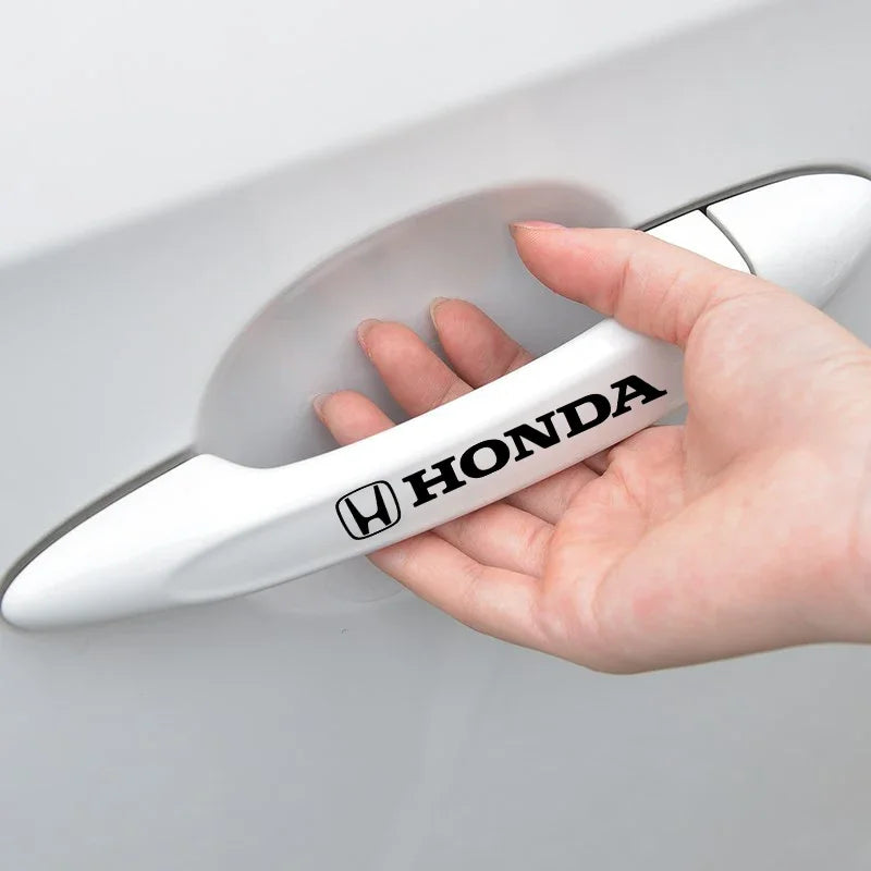 3D Door Handle & Mirror Badge Decals for Honda Models
