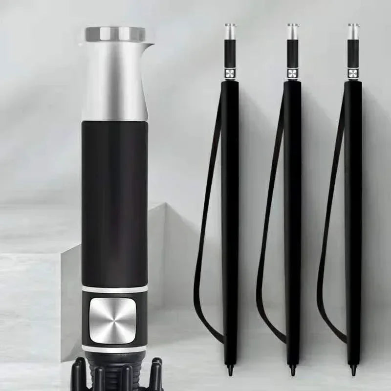 Paraguas automático de lujo para coche: mango extra largo, resistente a la lluvia y al sol.