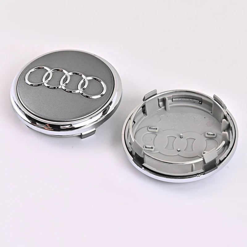 4pcs Audi Wheel Center Caps 60-77mm