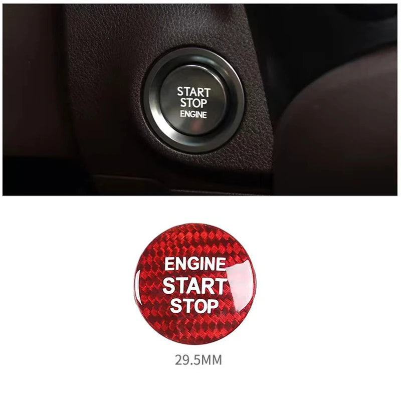 Lexus Carbon Fibre Engine Start Button Cover