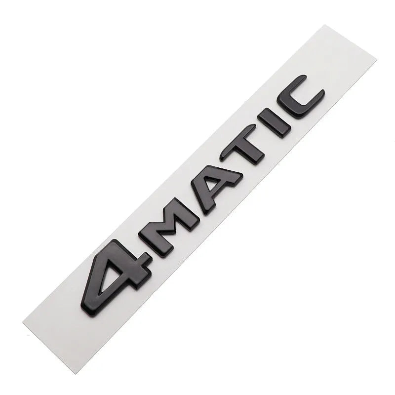 3D ABS 4Matic Trunk Badge for Mercedes-Benz